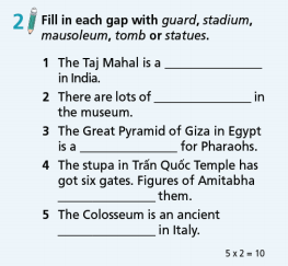 Tiếng Anh 7 Right On Unit 5 Progress Check