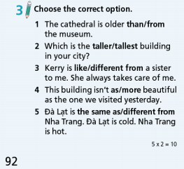 Tiếng Anh 7 Right On Unit 5 Progress Check
