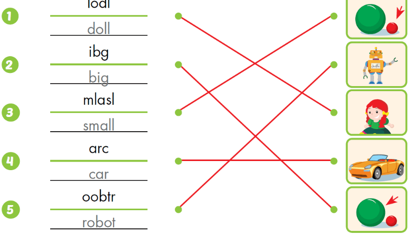 Sách bài tập Tiếng Anh 3 Smart Start Unit 7 Lesson 1