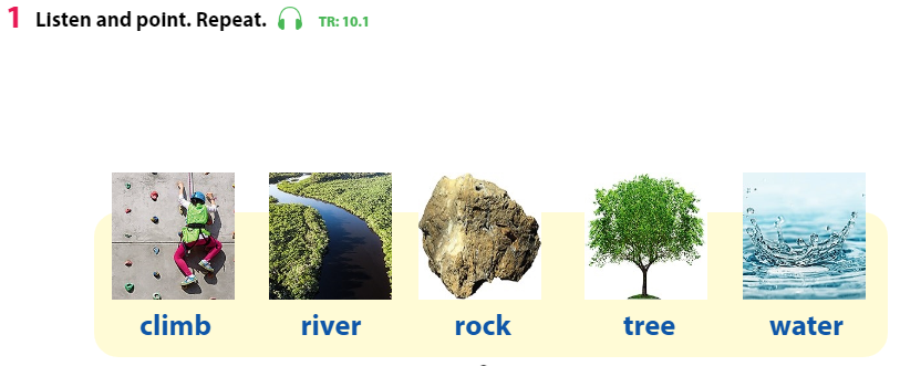 Tiếng Anh 3 Wonderful World Unit 10 Lesson 1