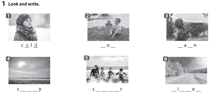 Sách bài tập Tiếng Anh 3 Wonderful World Unit 10 Lesson 2