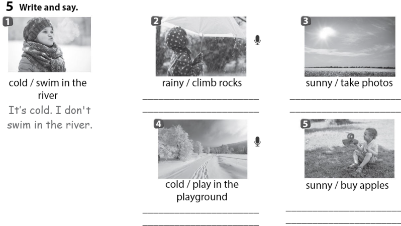 Sách bài tập Tiếng Anh 3 Wonderful World Unit 10 Lesson 2