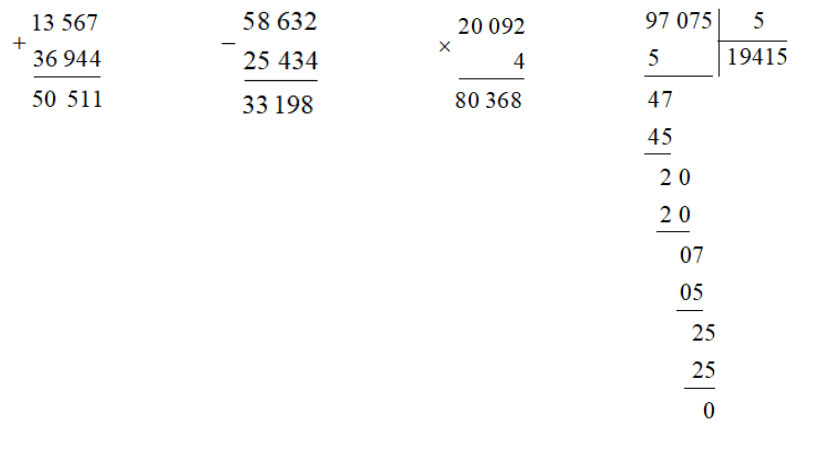 Đề thi học kì 2 lớp 3 môn Toán