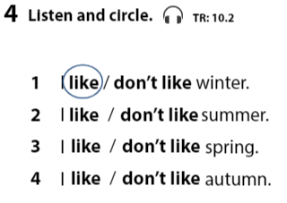 Sách bài tập Tiếng Anh 3 Wonderful World Unit 10 Lesson 3