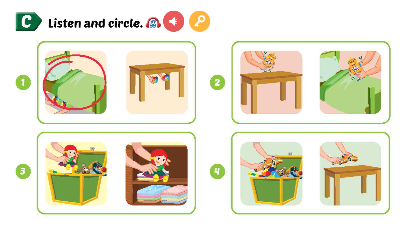 Sách bài tập Tiếng Anh 3 Smart Start Unit 7 Lesson 3