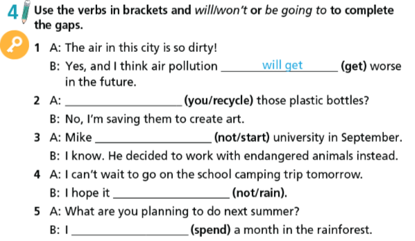 Tiếng Anh 7 Right On Unit 6 Grammar 6b