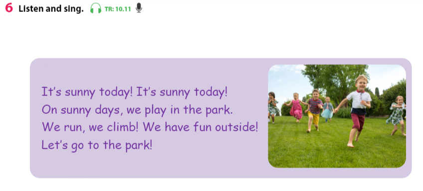 Tiếng Anh 3 Wonderful World Unit 10 Lesson 3