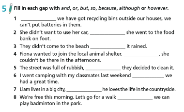 Tiếng Anh 7 Right On Unit 6 Grammar 6e