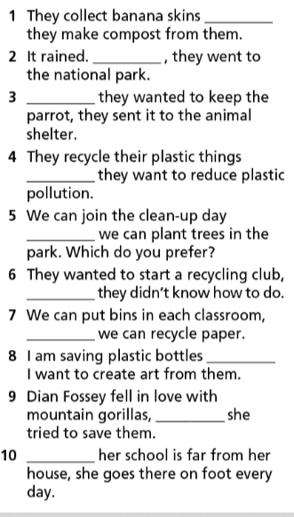 Tiếng Anh 7 Right On Workbook Unit 6 Grammar 6e