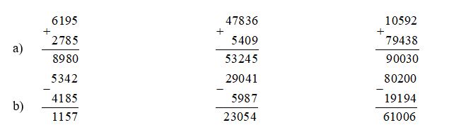 Ôn tập về các phép tính với số tự nhiên