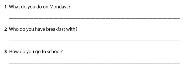 Sách bài tập Tiếng Anh lớp 3 Wonderful World Unit 11 Lesson 3