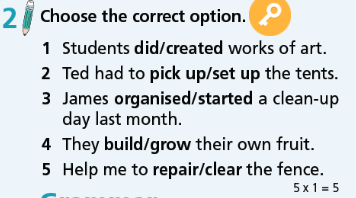 Tiếng Anh 7 Right On Unit 6 Progress Check