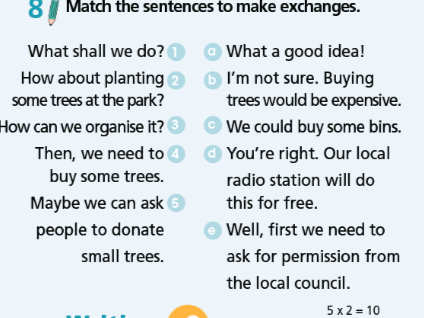 Tiếng Anh 7 Right On Unit 6 Progress Check