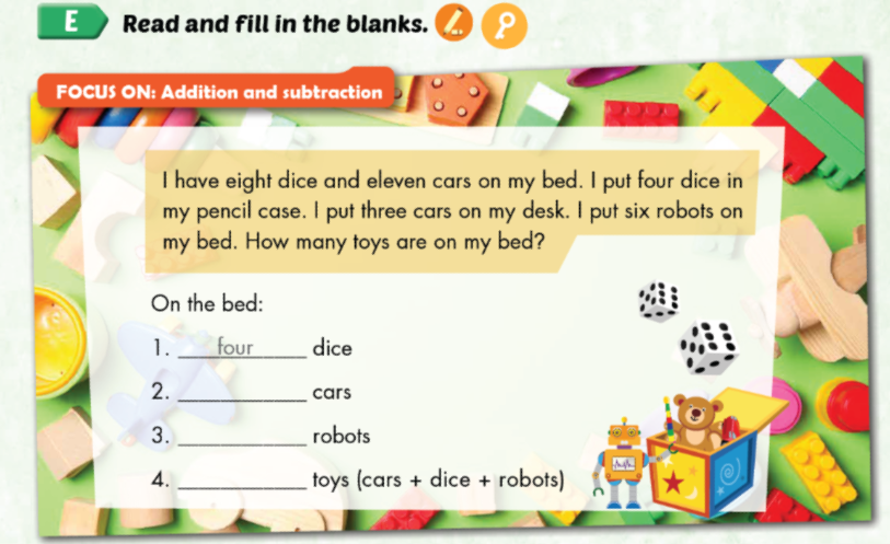 Sách Tiếng Anh 3 Smart Start Unit 7 Math