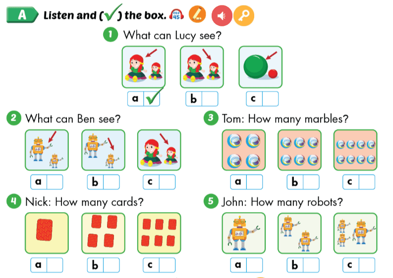 Sách Tiếng Anh 3 Smart Start Unit 7 Review and Practice