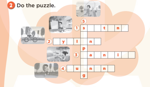 Sách bài tập Tiếng Anh 3 Unit 19 Ourdoor activities