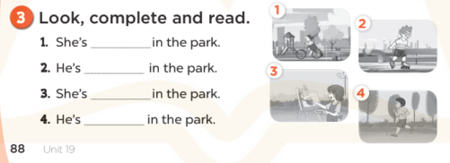 Sách bài tập Tiếng Anh 3 Unit 19 Ourdoor activities