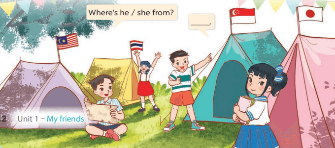 Tiếng Anh lớp 4 unit 1 lesson 2 Global Success minh họa 3