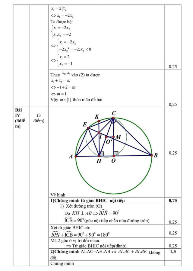 Đề thi tuyển sinh lớp 10 môn Toán có đáp án