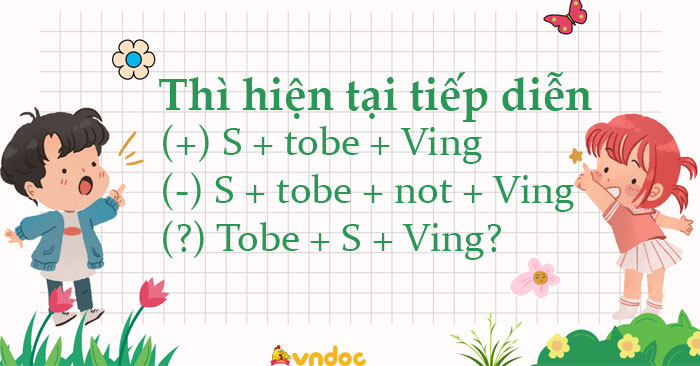 Lý thuyết và Bài tập Thì Hiện tại tiếp diễn lớp 6