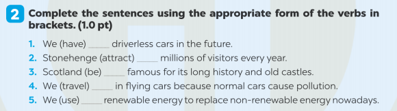 Giải SBT Tiếng Anh 7 Global Success Test Yourself 4