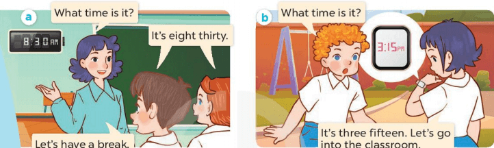 Tiếng Anh lớp 4 unit 2 lesson 1 trang 16 17