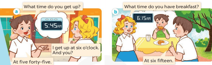 Tiếng Anh lớp 4 unit 2 lesson 2 trang 18 19