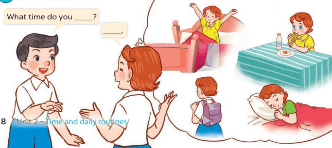 Tiếng Anh lớp 4 unit 2 lesson 2 trang 18 19