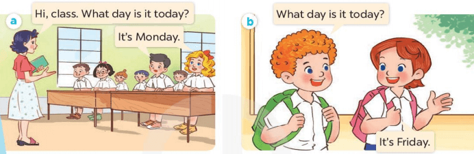 Tiếng Anh lớp 4 unit 3 lesson 1 trang 22 23