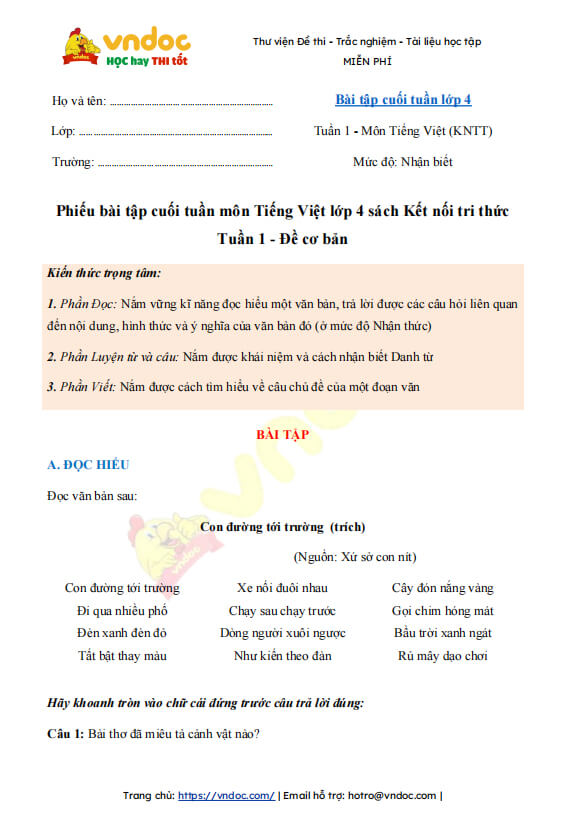 bai tap cuoi tuan tieng viet lop 4 ket noi tri thuc tuan 1 2*458471