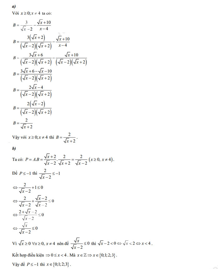 Đề thi tuyển sinh lớp 10 môn toán tỉnh Điện Biên 2023 câu 2