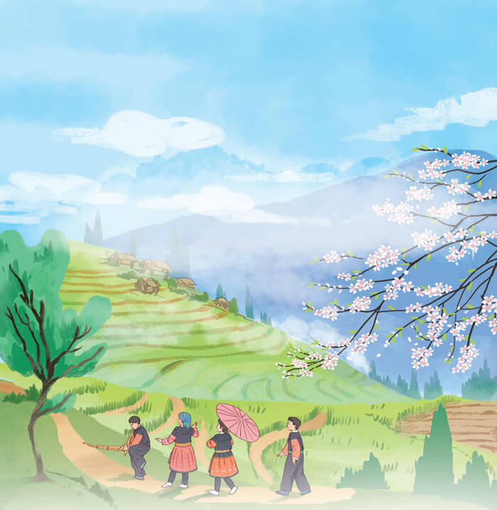 Thanh âm của núi lớp 4