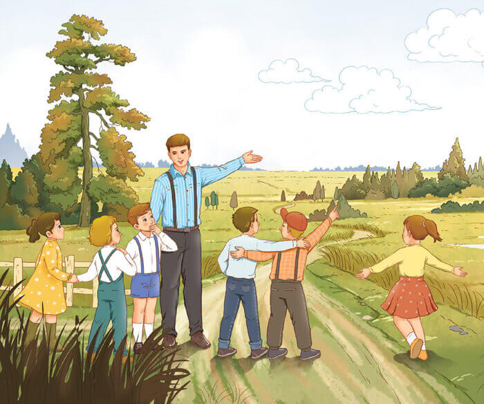 Bầu trời mùa thu lớp 4