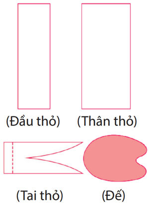 Làm thỏ con bằng giấy lớp 4