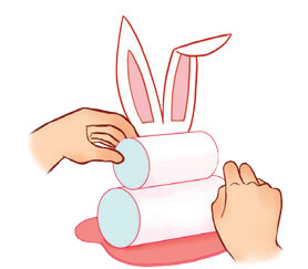 Làm thỏ con bằng giấy lớp 4