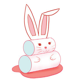 Làm thỏ con bằng giấy lớp 4