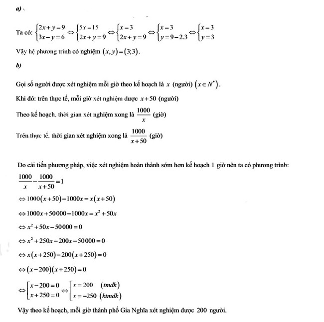 Đáp án đề thi tuyển sinh vào lớp 10 môn Toán Đắk Nông năm 2022 câu 3
