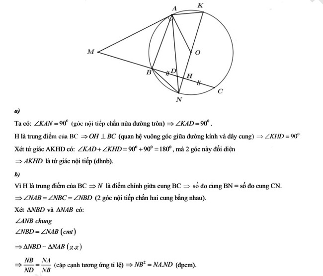 Đáp án đề thi tuyển sinh lớp 10 môn Toán năm 2022 Thái Bình câu 4