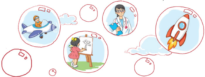 Bay cùng ước mơ lớp 4