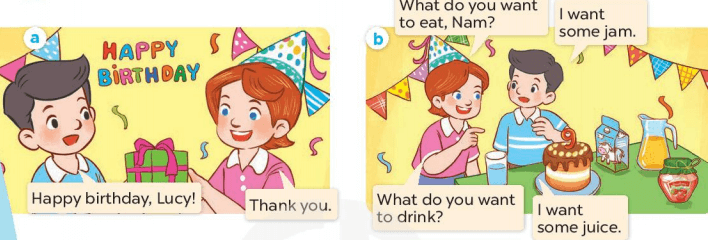 Tiếng Anh lớp 4 unit 4 lesson 2 trang 30 31