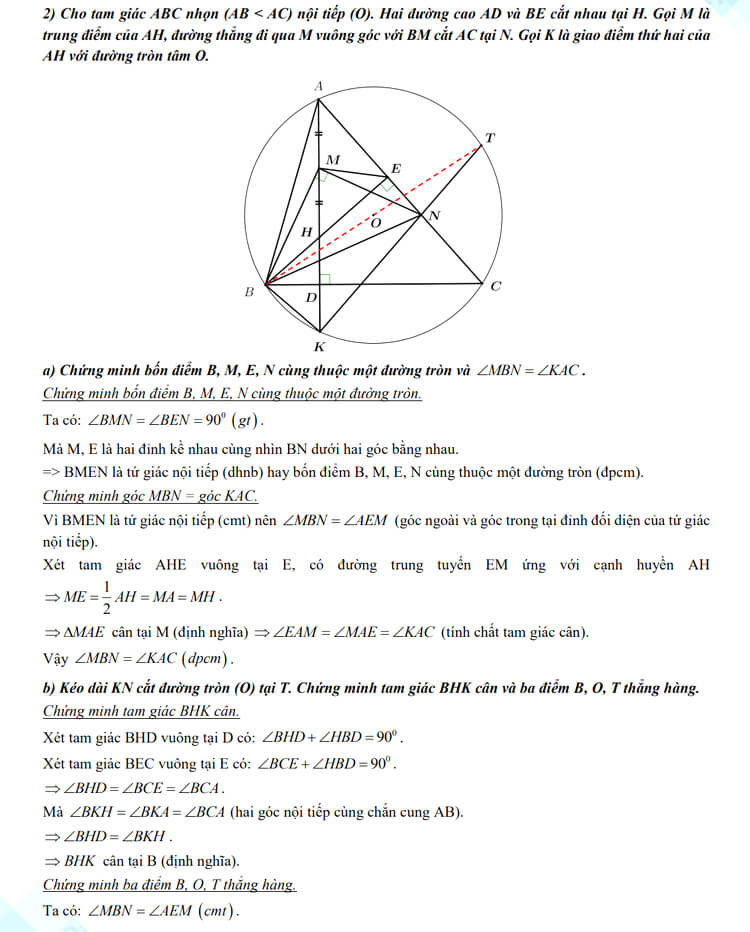 Toán Nam Định 2023