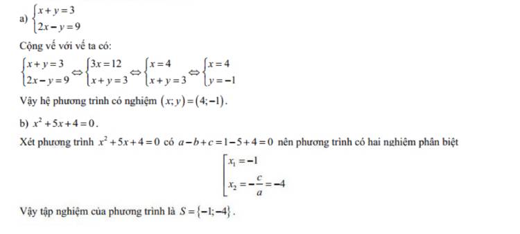 Đáp án đề thi tuyển sinh lớp 10 môn Toán năm 2023 Sóc Trăng câu 2