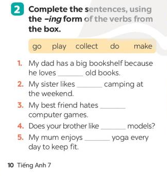 Unit 1 lớp 7 A Closer Look 1