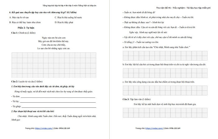 bo 6 de on he lop 4 len lop 5 mon tieng viet co dap an H2*463506