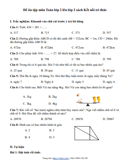 on tap toan lop 2 kntt minh hoa 1*463732
