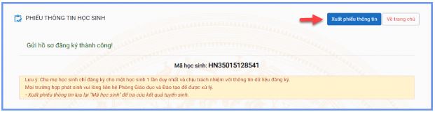 Tuyển sinh đầu cấp