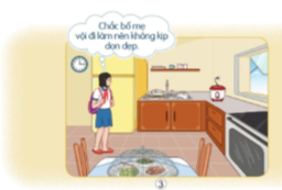  Đóng vai xử lí tình huống để thể hiện những việc làm, lời nói để người thân hài lòng.