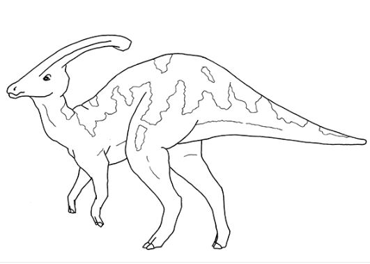 Tranh vẽ tô màu khủng long đẹp