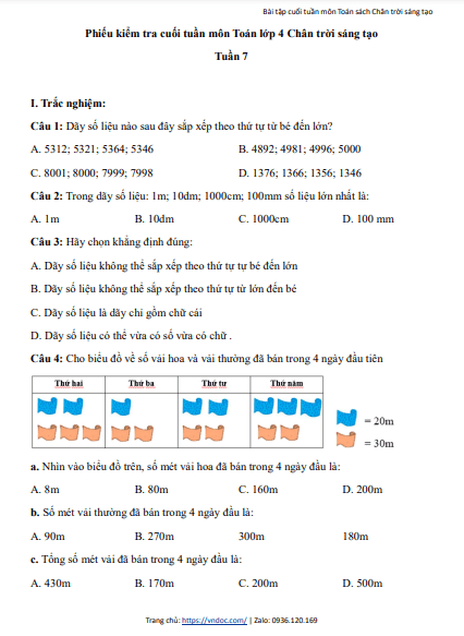 minh hoa bai tap cuoi tuan 7 toan 4 ctst h1*467379