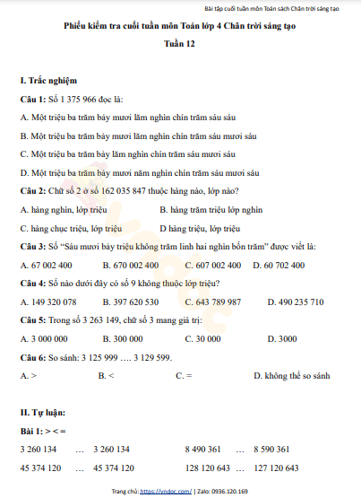 minh hoa bai tap cuoi tuan 12 toan 4 ctst h1*467668